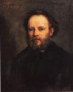 Gustave Courbet Pierre-Joseph Proudhon oil